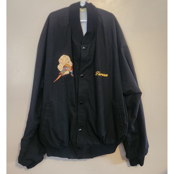 Cumberland Outfitters Jackets & Blazers - Vintage Bomber Jacket Size XL Mint Condition Button Down USA Made Southwest Dog